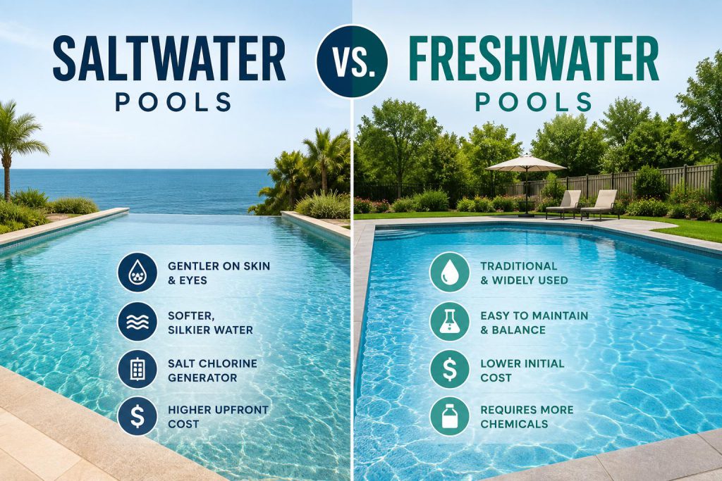 Saltwater vs. Freshwater Pools